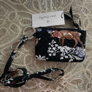 Vera Bradley MERRY MISCHEIF ID wallet and lanyard set